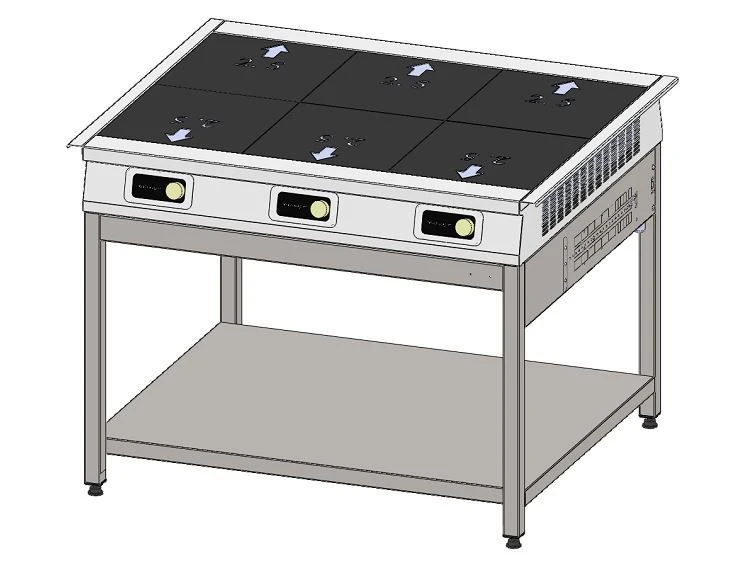 موقد كهربائي Induction PEI-6 جزيرة من "Nova Energy