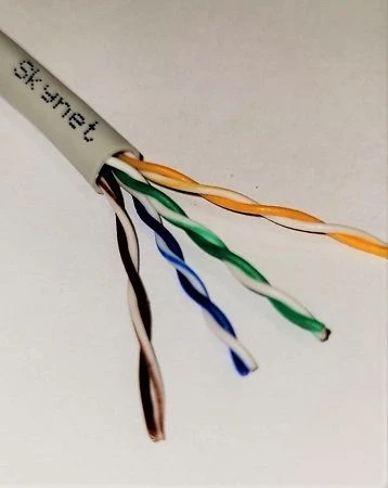 كابل Skynet Premium U/UTP Cat 5e PVC 4x2x0.51 Cu داخلي