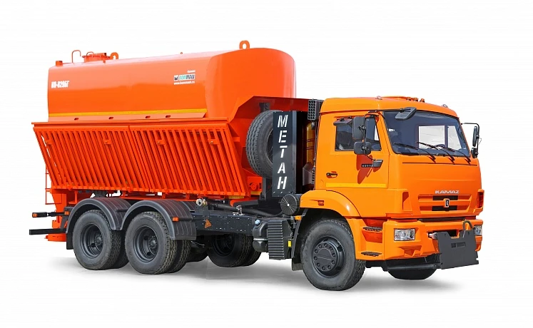 Combined Road Maintenance Machine KО-829BG, Model КО-829B, Base Chassis KAMAZ-65115-37