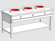 Professional Induction Wok Station ETK-W Art. No. 7339
