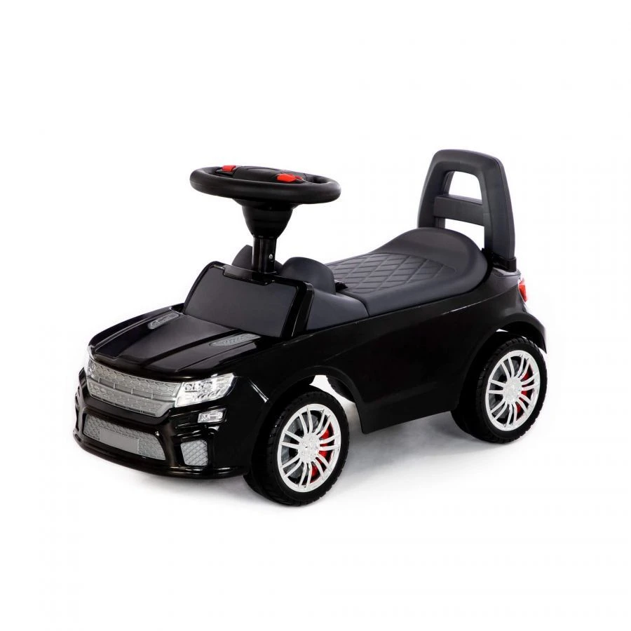Realistic Toy Ride-On Car "SuperCar" No. 6 with Sound (Black)