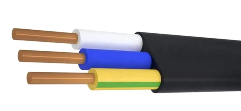 Flat PVC Insulated Power Cable VVH-P for 0.66 and 1 kV