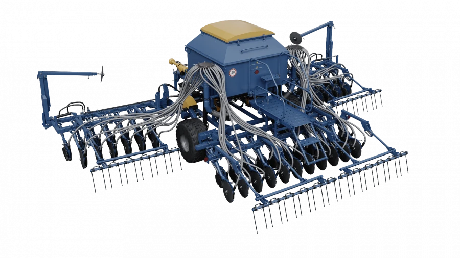 Seeder هوائي PM4 S-7.2 للبذور والأسمدة