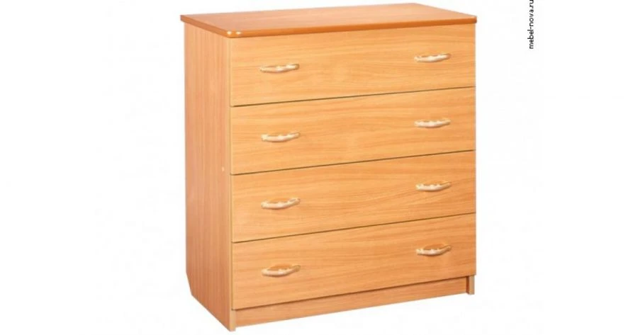 Four-Drawer Chest by Bashkir Furniture Factory