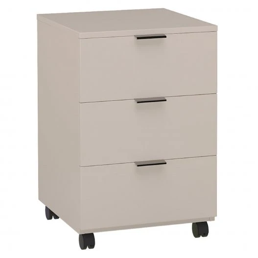 خزانة متحركة SOHO T8L-03.DS مع 3 أدراج (بيج)