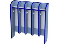 شماعة مناشف للأطفال - 16 مم MDF بحواف PVC