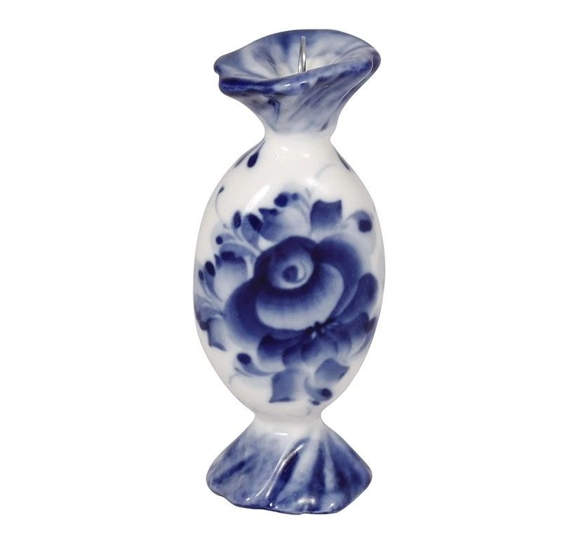 زخرفة عيد الميلاد من البورسلين على شكل حلوى 35x18x75 مم