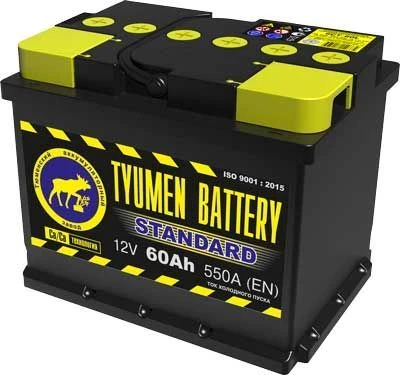 Lead Acid Starter Battery TYUMEN BATTERY 6СТ-60L STANDARD