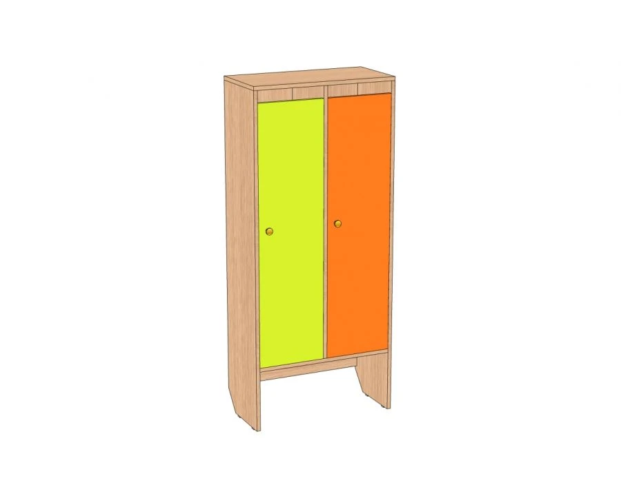 Two-Door Children's Clothing Wardrobe SHG2