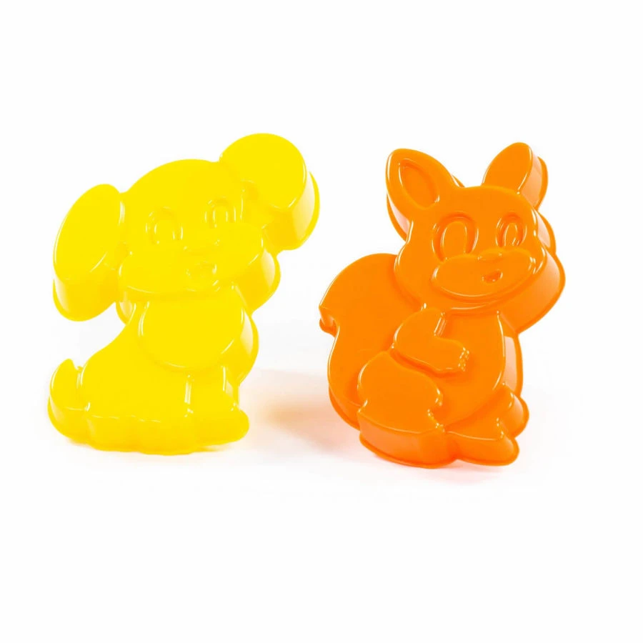 Fun Sand Molds Set for Kids - Squirrel and Puppy Design 7155