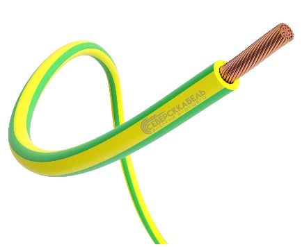 Low Fire Hazard PVC Insulated Copper Wire 1x10(N)-450/750