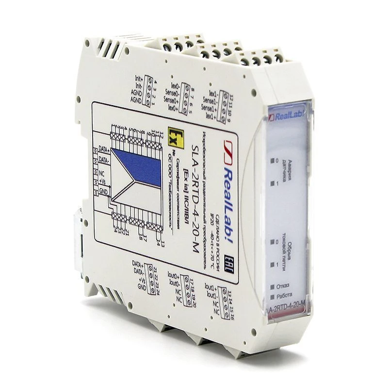 محول الإشارة المقاوم للاشتعال SLA-2RTD-4-20-M