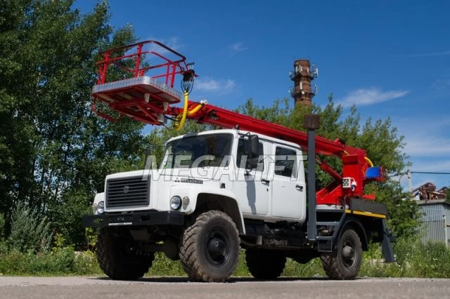 Self-Propelled Boom Lift PSS-131.18E with Metal Box Section Boom