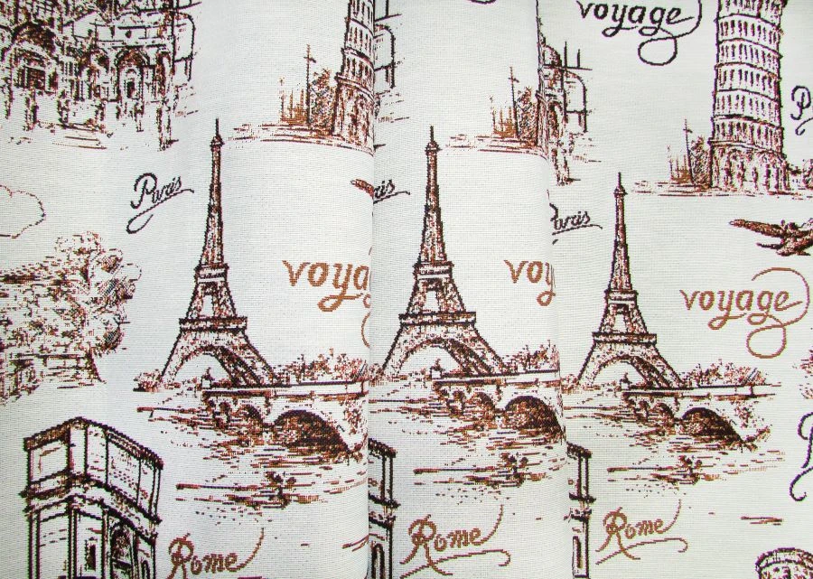 Jacquard Decorative Fabric Blend of Polyester and Cotton