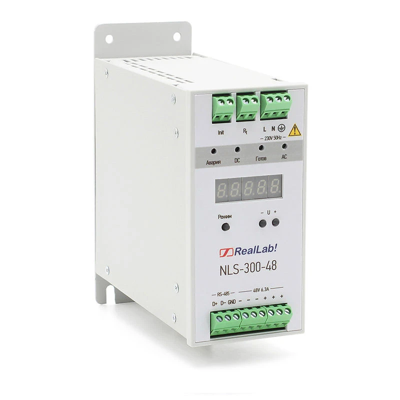 مصدر طاقة ذكي مع واجهة RS-485 NLS-300-48