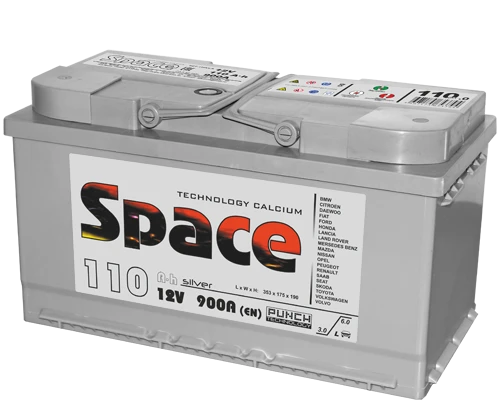 Lead Acid Starter Battery for Internal Combustion Engines 12V Space 6ST-110VLA L5