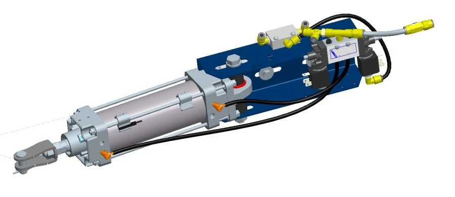 مشغل الأبواب الهوائي للمركبات 40N1R63/116T1B095A