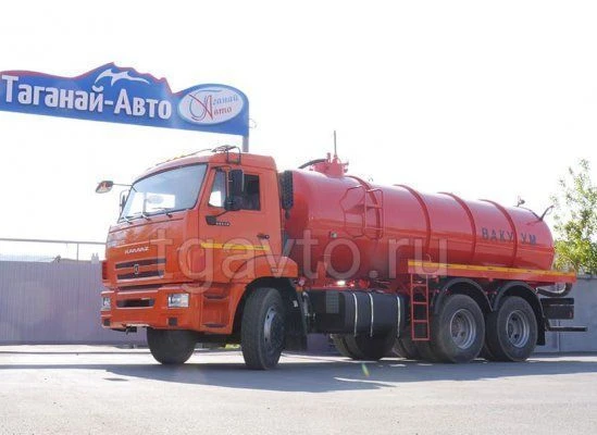 Vacuum Tank Truck Type 5675K Model 6999K1-20 on KAMAZ 65111-50 Chassis
