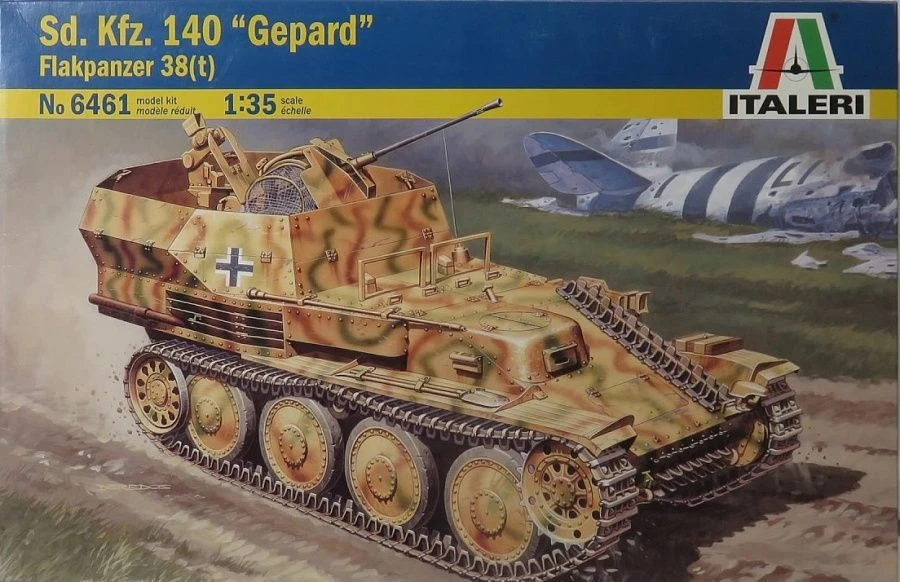 Flakpanzer 38 Gepard Tank Model Kit - Sd.Kfz. 140