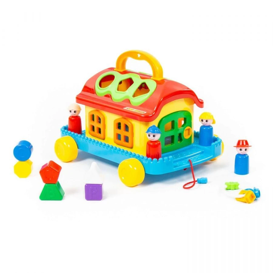 Whimsical Mobile House Toy (in Net), Model 48769