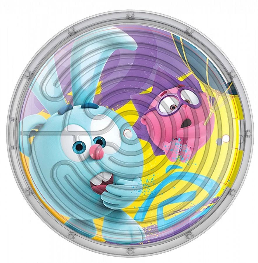 لعبة "المتاهة" ثنائية الجوانب (سماشاريكي: العالم تحت الماء) في عبوة بلاستيكية