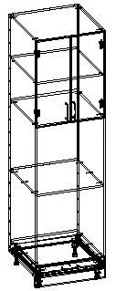 Built-in Equipment Cabinet TV-BSHVT-5.5.01