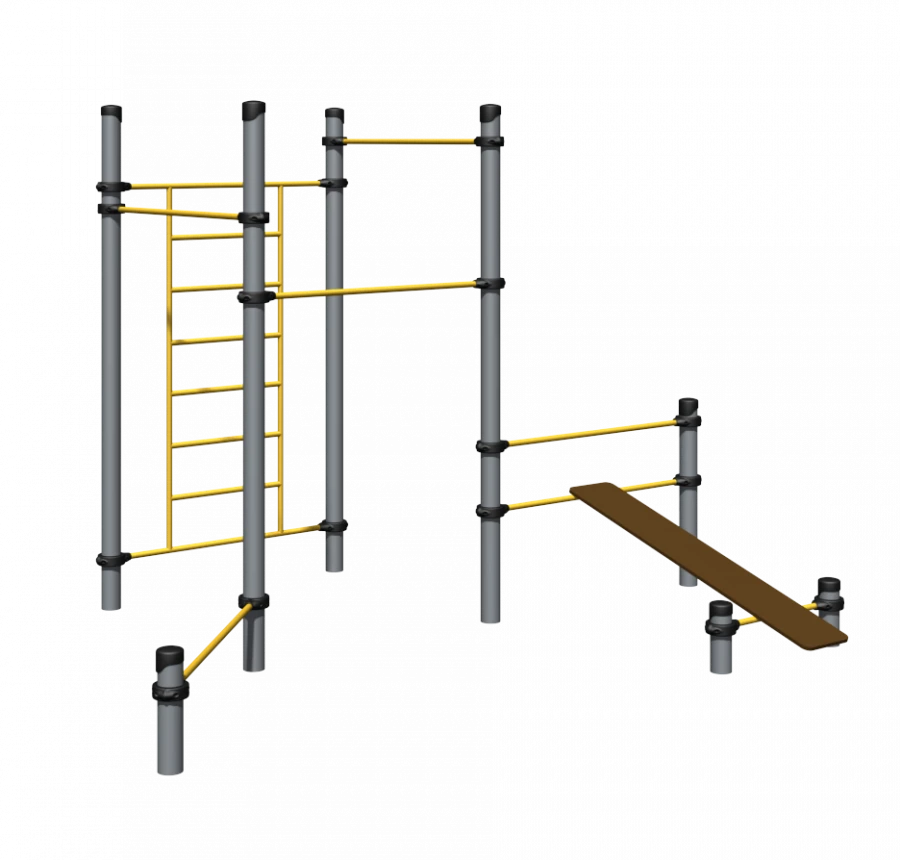 Workout Equipment Romana 501.09.01 for Outdoor Spaces