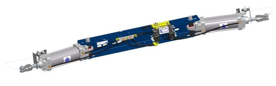 مشغل الأبواب الهوائية للمركبات 40M2R63/116T1B004