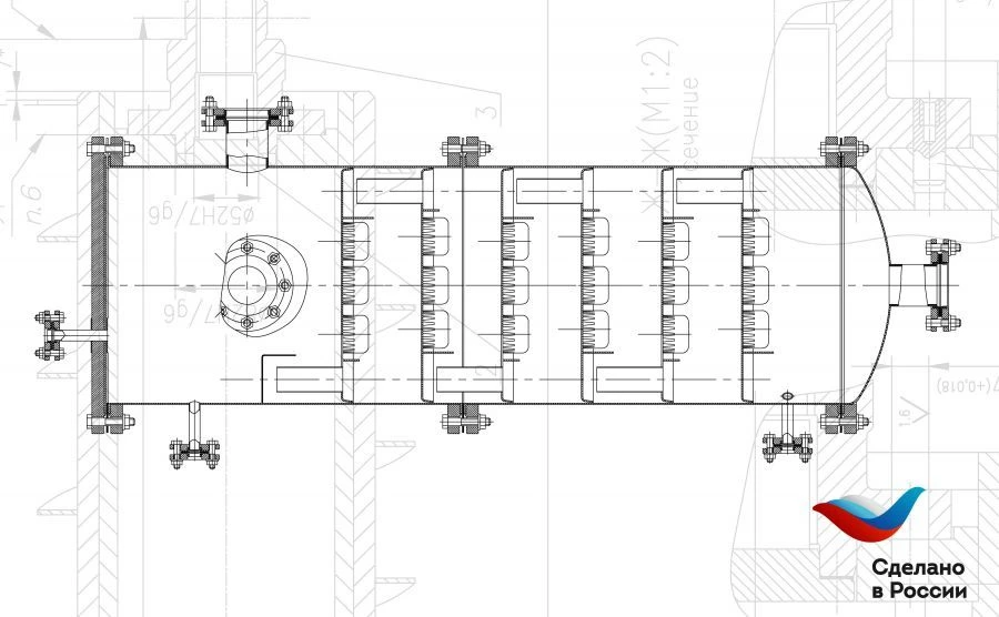 Plate Type Multi-Capsule Alcohol Vapor Condenser