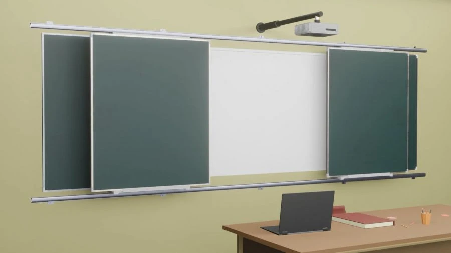 نظام السكك مع لوحة طباشير ومجلس تفاعلي مدمج SKL-RI