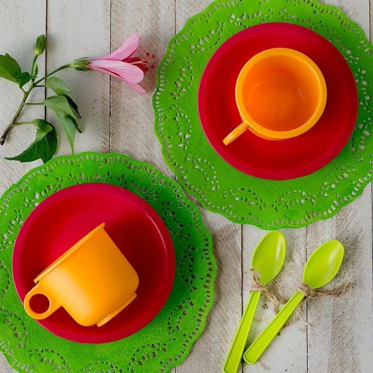 Tea Set Toy for Kids - Rose Design