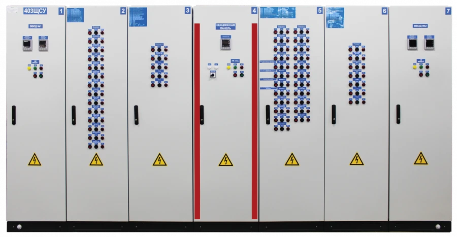 Control Station Panel for Energy Supply Management - Model ЩСУ 160-400-4-30F1-УХЛ3С
