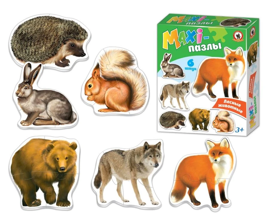 Forest Animals Maxi Puzzles for Kids