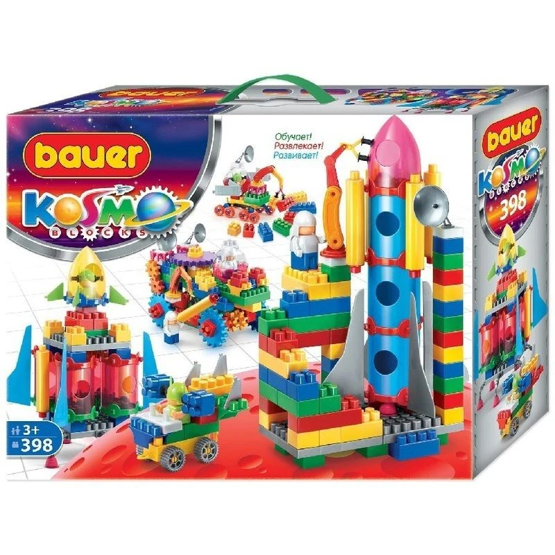 لعبة بناء تعليمية للأطفال "كوسموس" - 398 قطعة، رقم 271