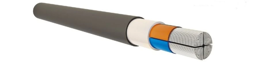 كابل طاقة مقاوم للاشتعال بعزل من البولي إيثيلين المتقاطع حتى 1kV APvVГнг(А)-LS