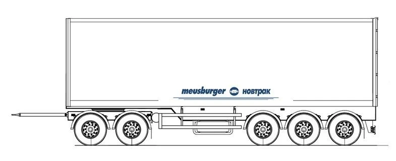 مقطورة شحن بقدرة خمسة محاور AG-560ST