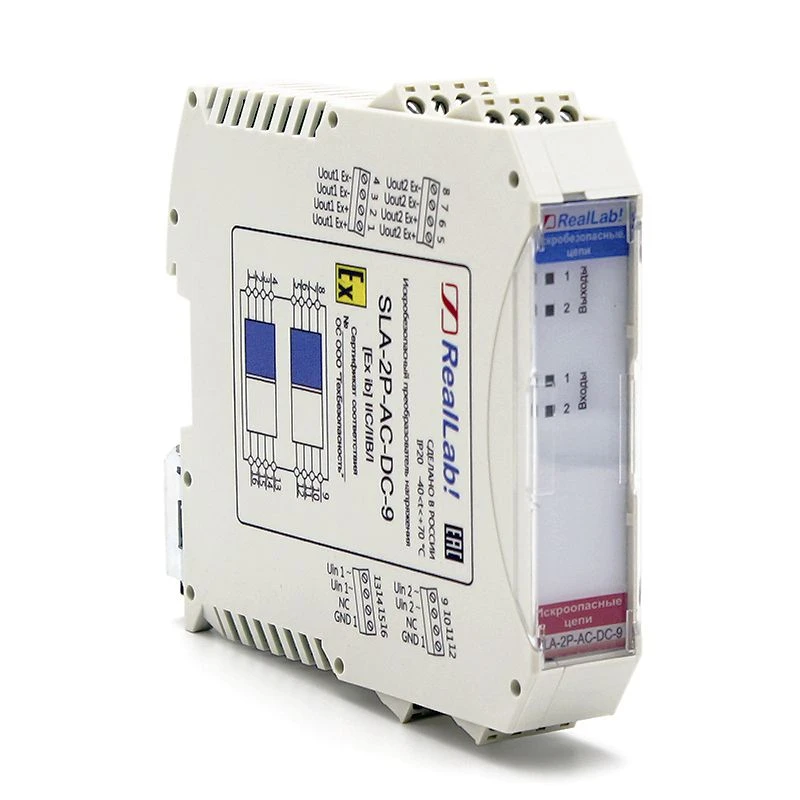 مصدر طاقة مزدوج القناة مقاوم للشرر SLA-2P-AC-DC-9