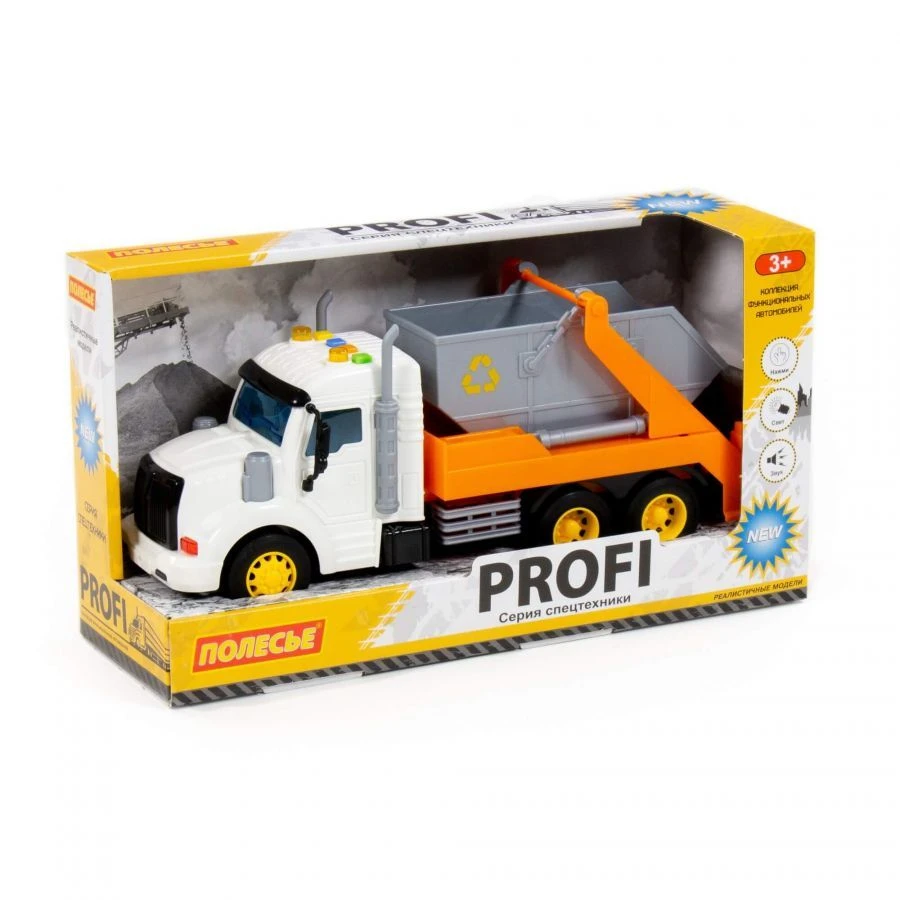 Profi Inertia Container Truck with Light and Sound (Orange) Model 86266