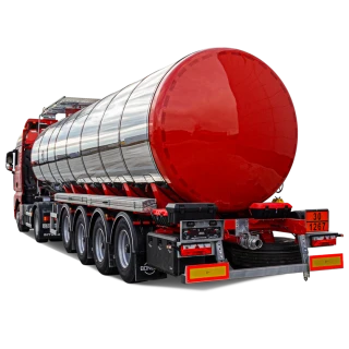 Four-Axle Tank Semi-Trailer for Transporting Oil and Petroleum Products BONUM 914211