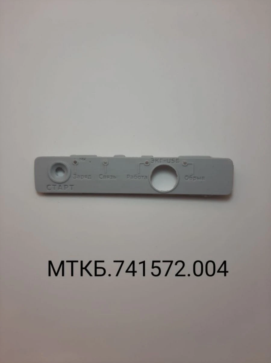 Front Panel for Daily ECG and Blood Pressure Monitoring System MTKB.741572.004