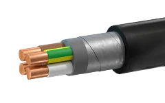 كابل الطاقة PBPng(A)-NF مع موصلات نحاسية ودروع فولاذية