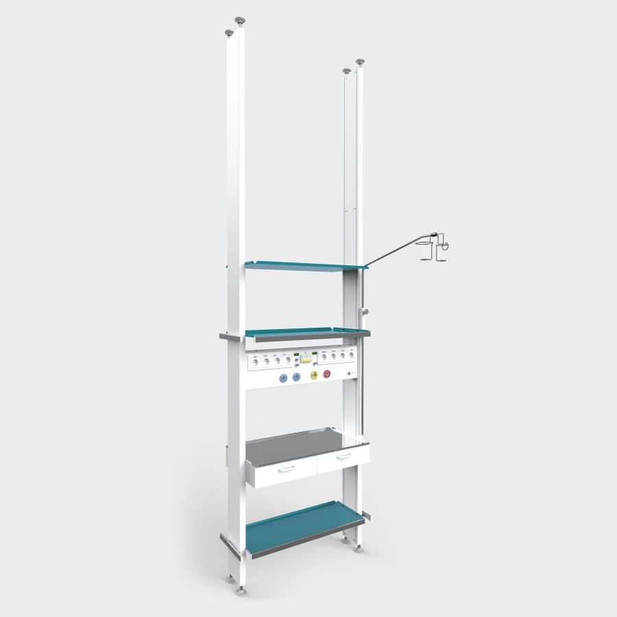 Medical Consoles KR-01 with Accessories, Floor Model KR-01 (P)
