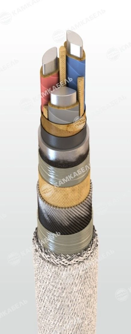 Power Cable with Aluminum Conductors, Paper Insulation, 6/10 kV