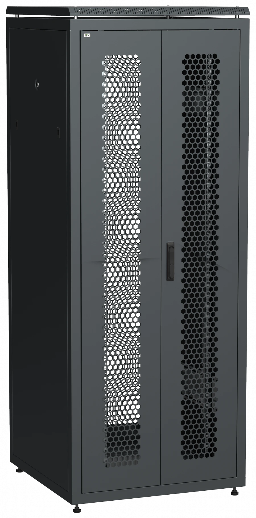 ITK LINEA N 42U رف قائم 800x800 مم بأبواب مثقبة