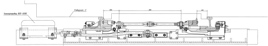 مجموعة محرك المؤشر VSP-220N لزر R65 ماركة 1/11 مع جهاز قفل VZ-7 على قاعدة خرسانية مسلحة