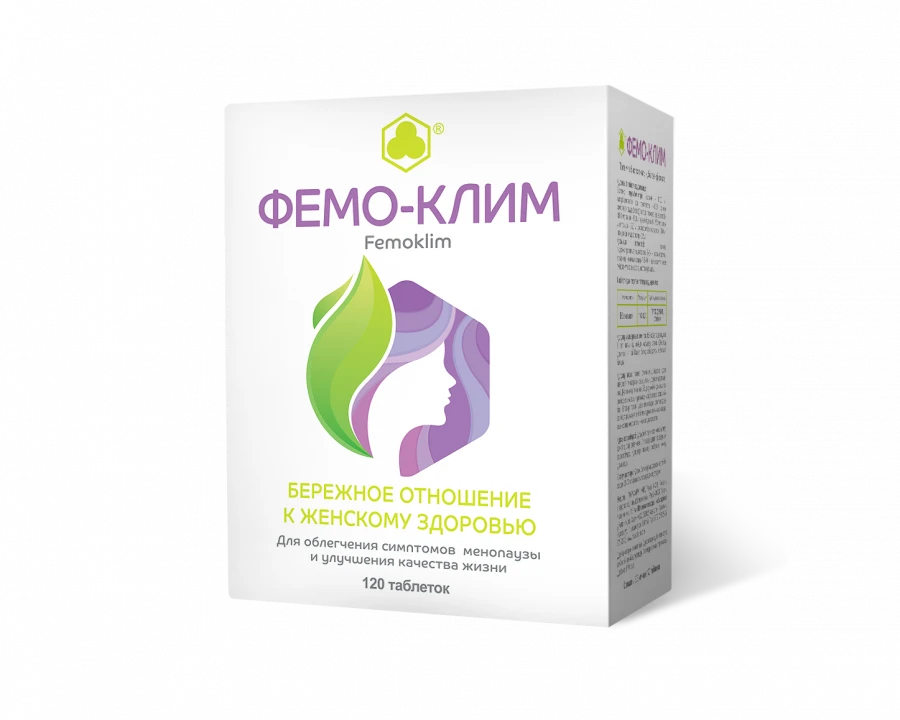 Natural Non-Hormonal Remedy for Menopausal Symptoms - Femoklim No. 120