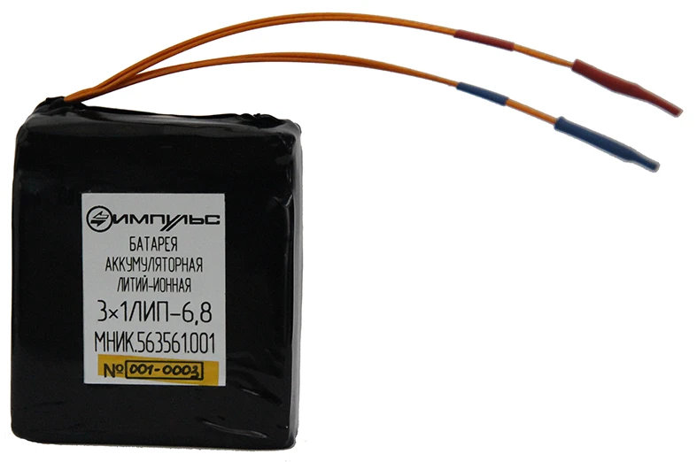 بطارية ليثيوم أيون منخفضة الحرارة 3x1LIP-6.8