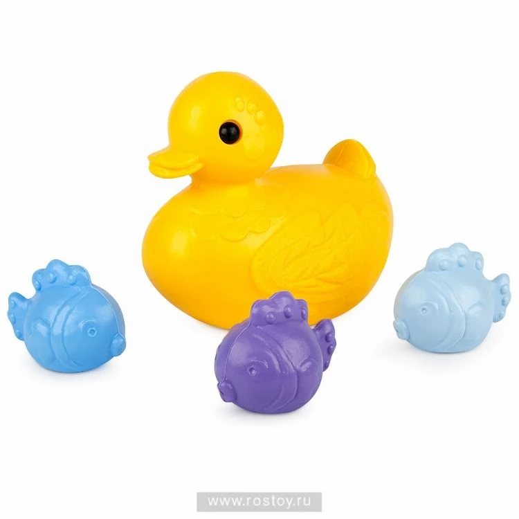 Bathing Set with Duck and Fish for Children