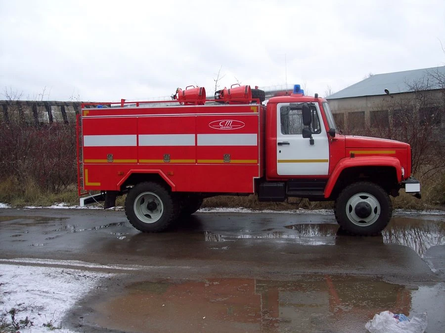 Fire Tanker Truck AC 1.6-40 (33086) Type 4344-D2, Modification 4344E4