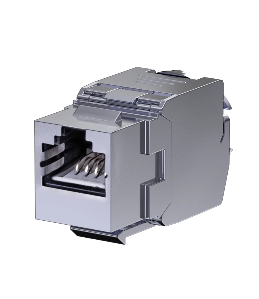 وحدة كاوديوس ألينج تجربة كايسون RJ45 8P8C فئة 5e FTP، أبيض، فن. 74315